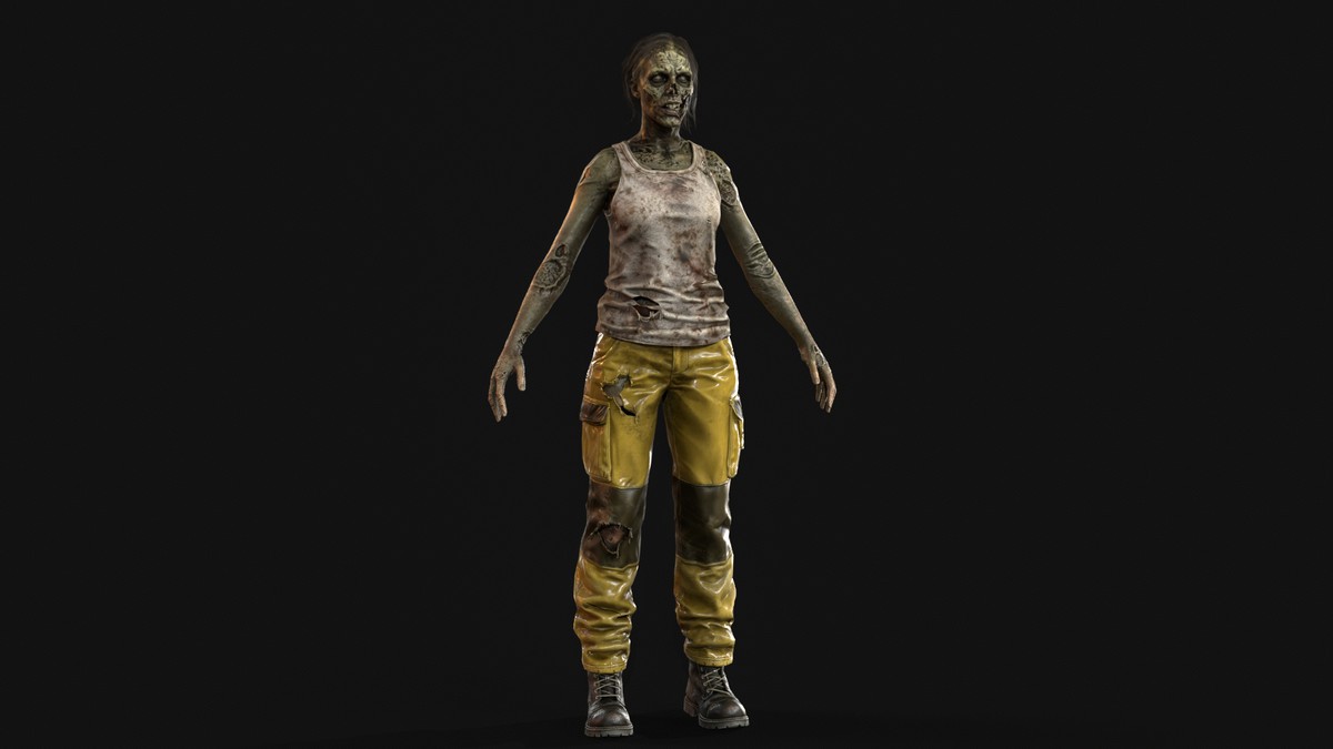 Zombie Worker Girl Two