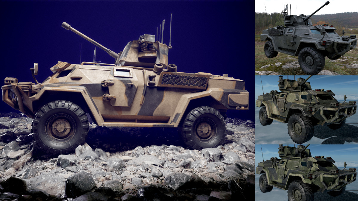 Military Armored Vehicle