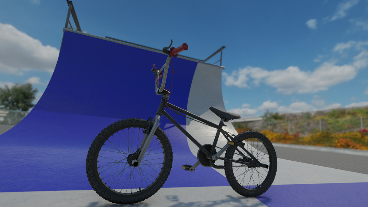 BMX Bike & Vert Ramp