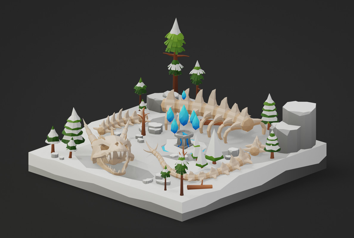 Low Poly Fantasy Locations