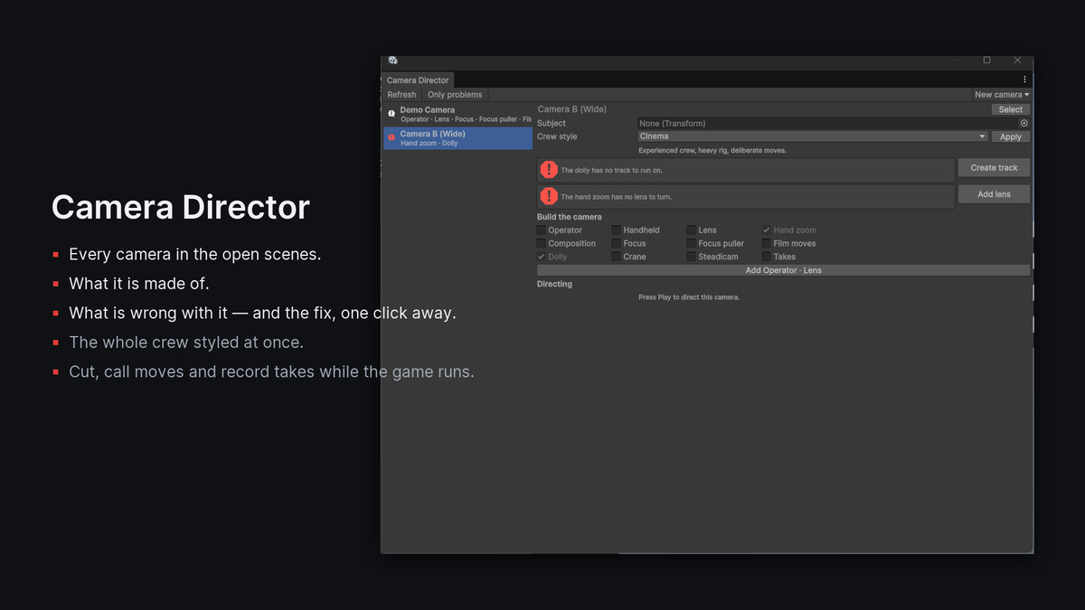 CineOperator — Camera Operator Simulation