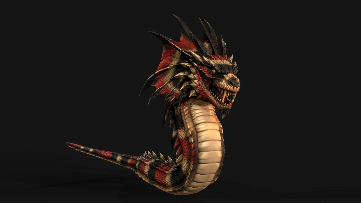 Basilisk Snake2 Character