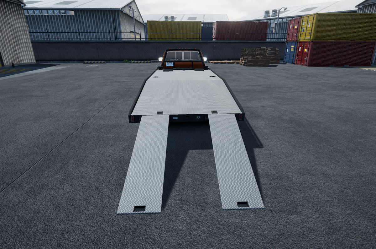 Crewcab ramp truck