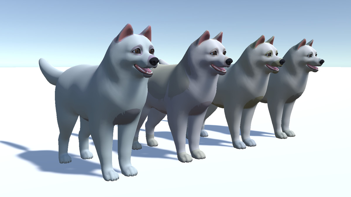 Cartoon Dog - Samoyed