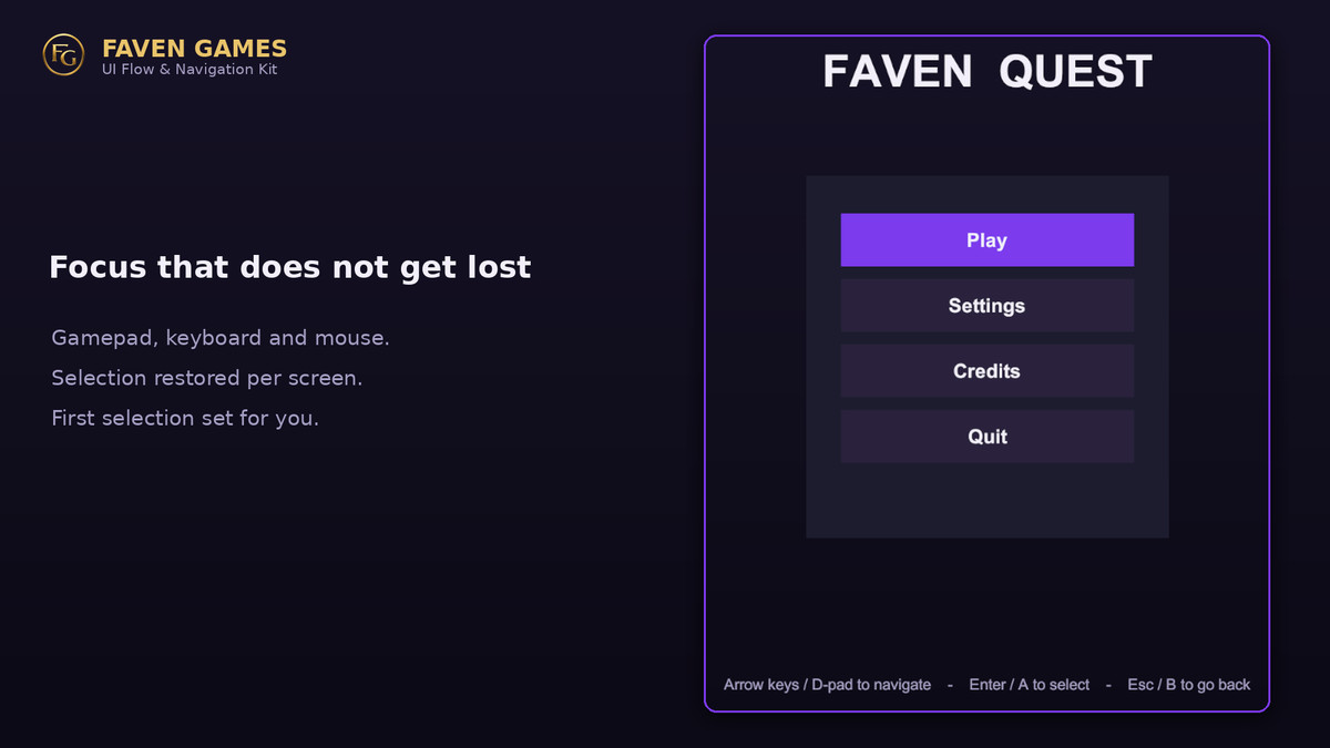 UI Flow & Navigation Kit