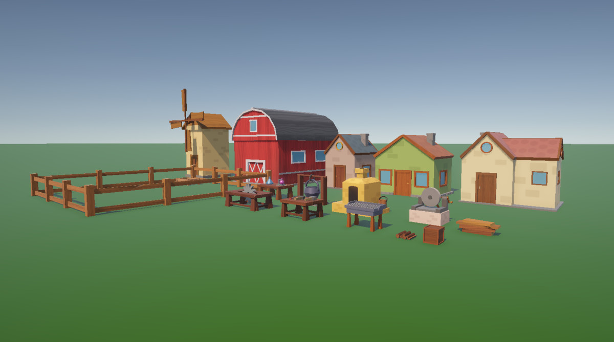 Stylized Crafting Workstations & Buildings