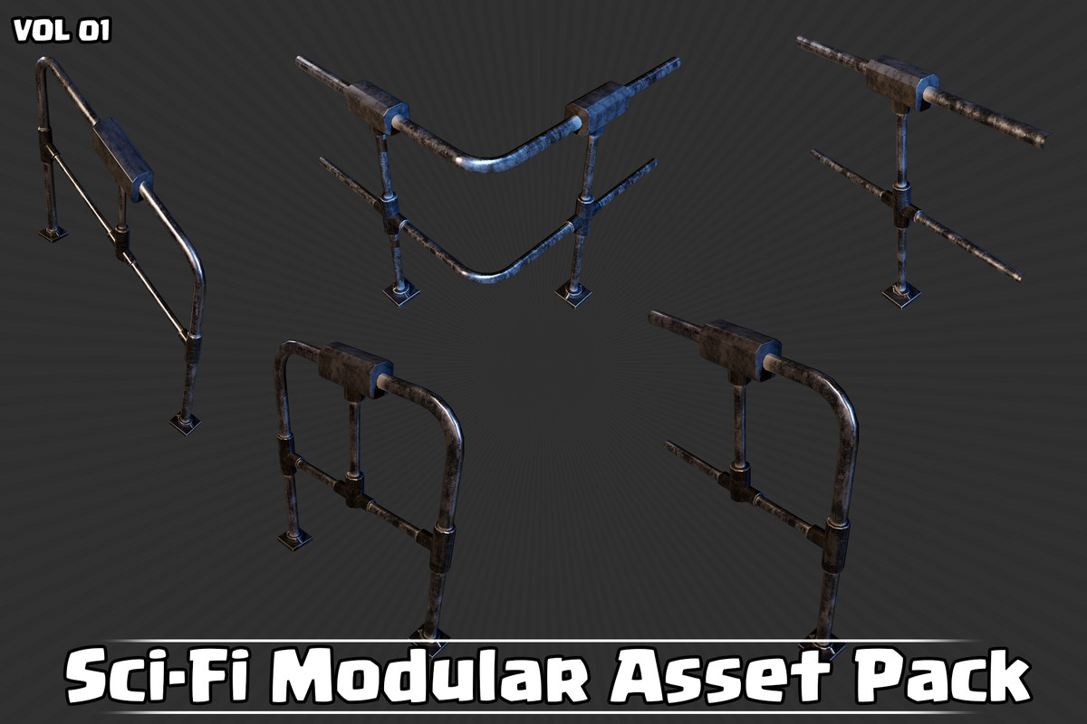 Sci-Fi Modular Assets