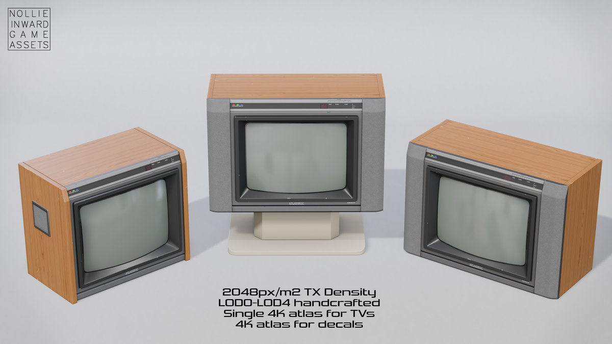 80s TVs Vol.10 Tabletop Consoles
