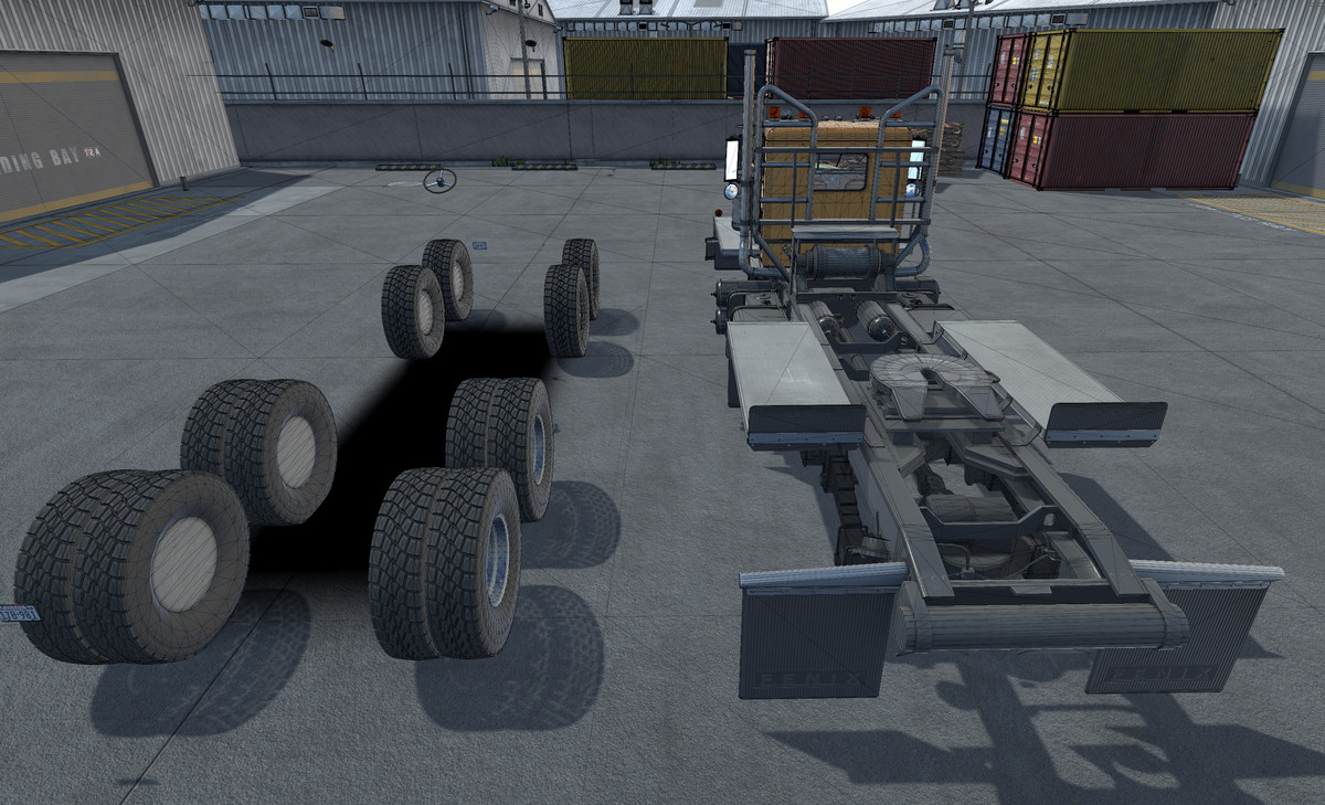 Twinsteer heavy truck