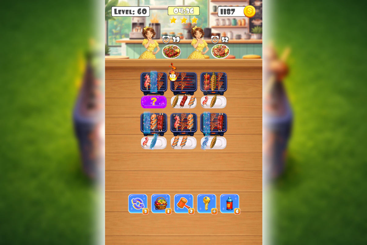 Perfect Skewer Puzzle - Complete Mobile Game Template