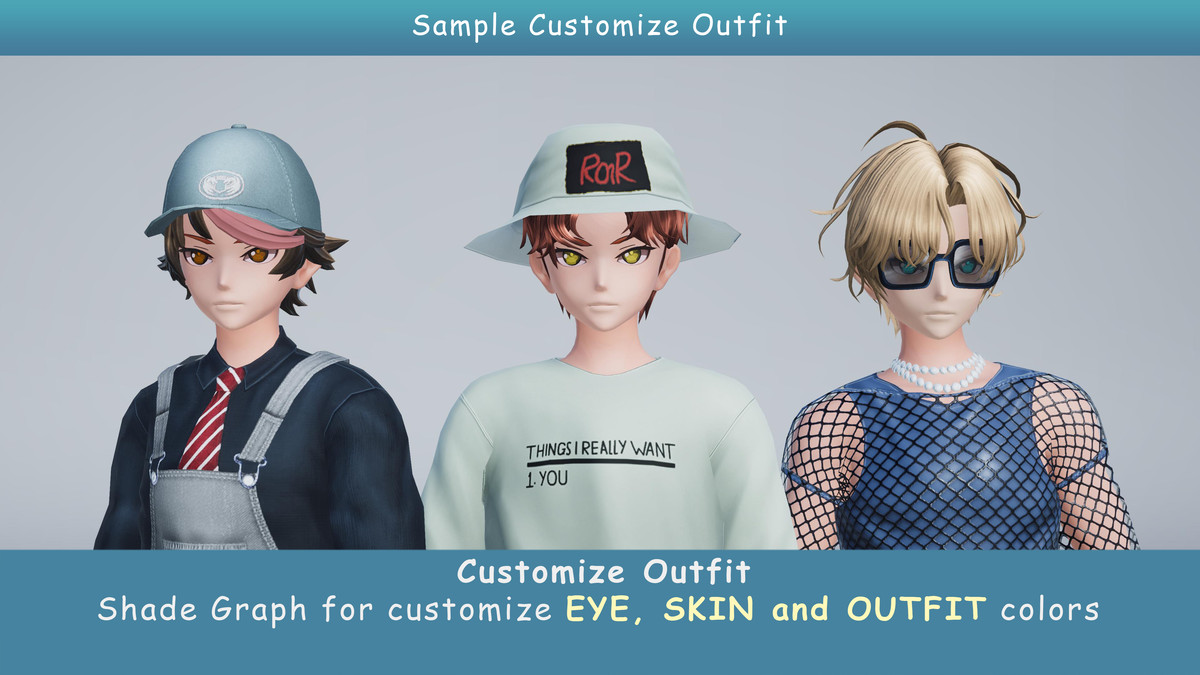 Anime Male Dancer - Pack 13 (3 outfits)