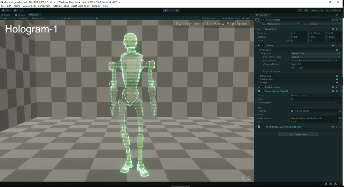 Character Shader Pack 3.0 - HDRP