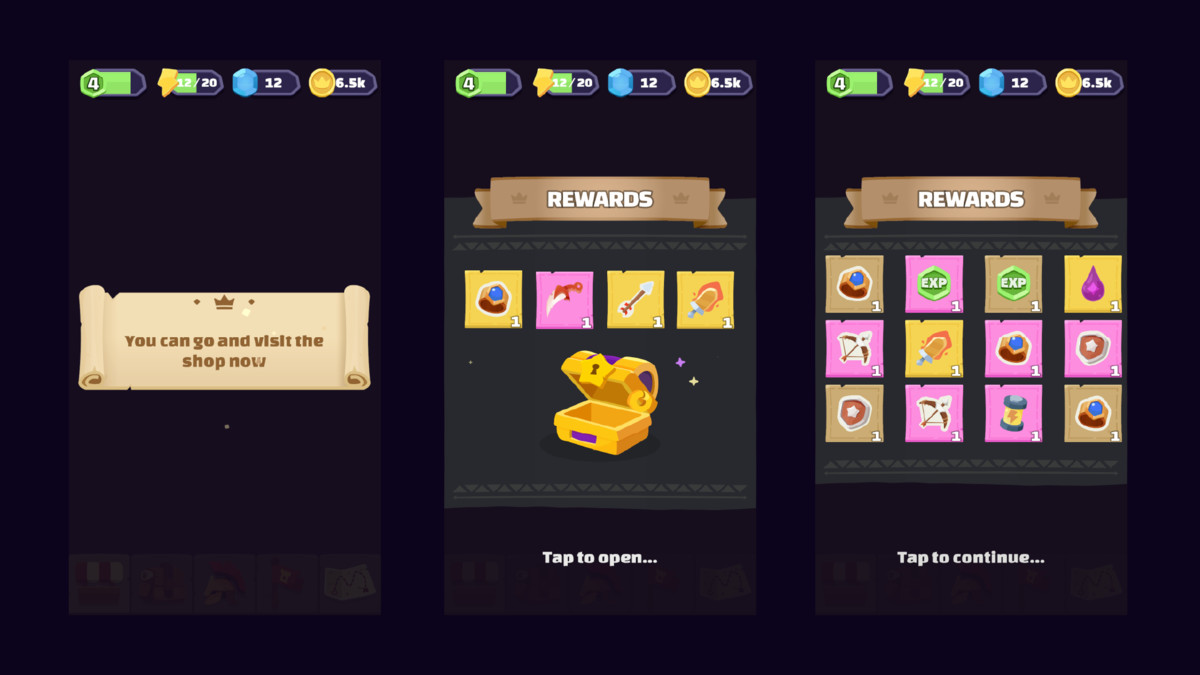 Cartoon Fantasy GUI - Animated & Stylized HUD