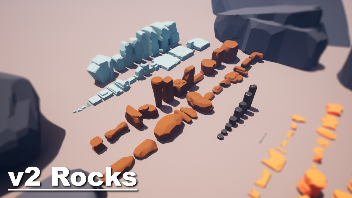 Lowpoly Rocks