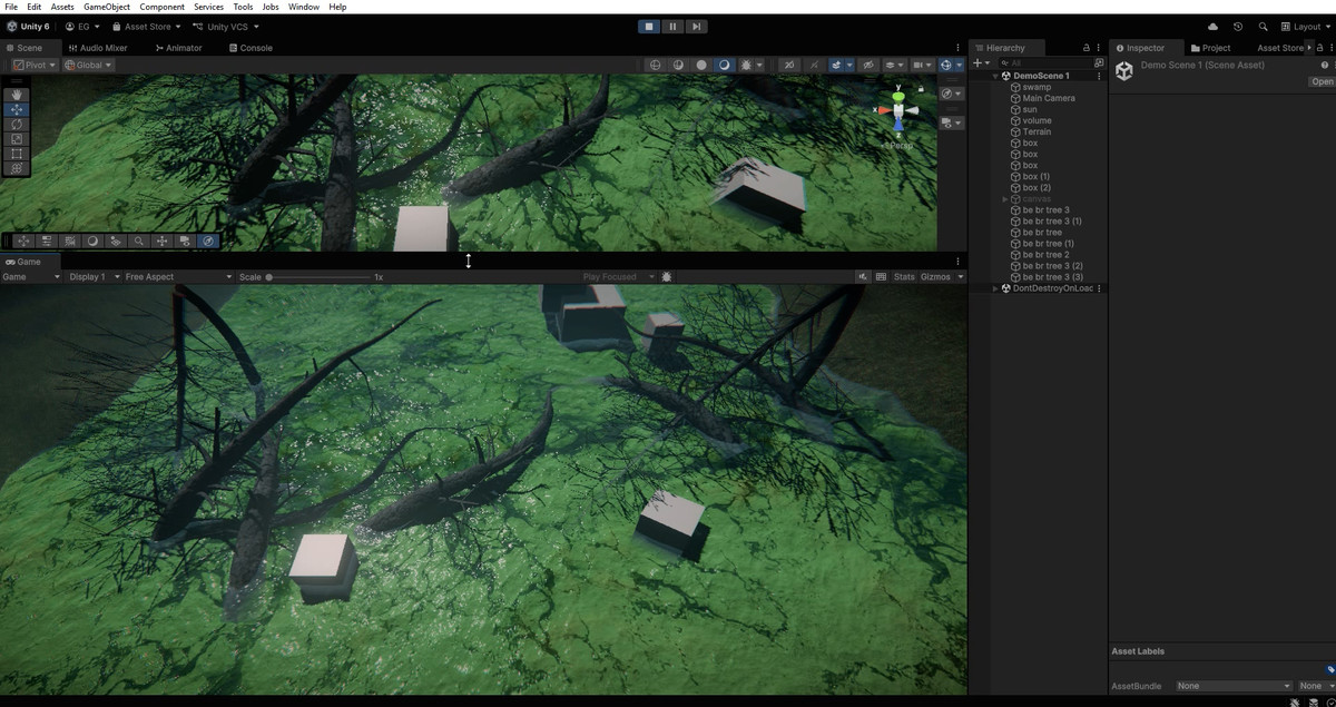 Swamp / Water shader (URP)