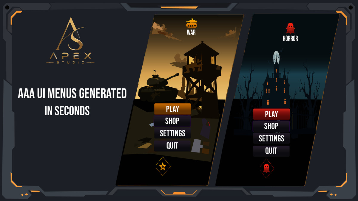 APEX UI: ZERO-CODE MENU GENERATOR