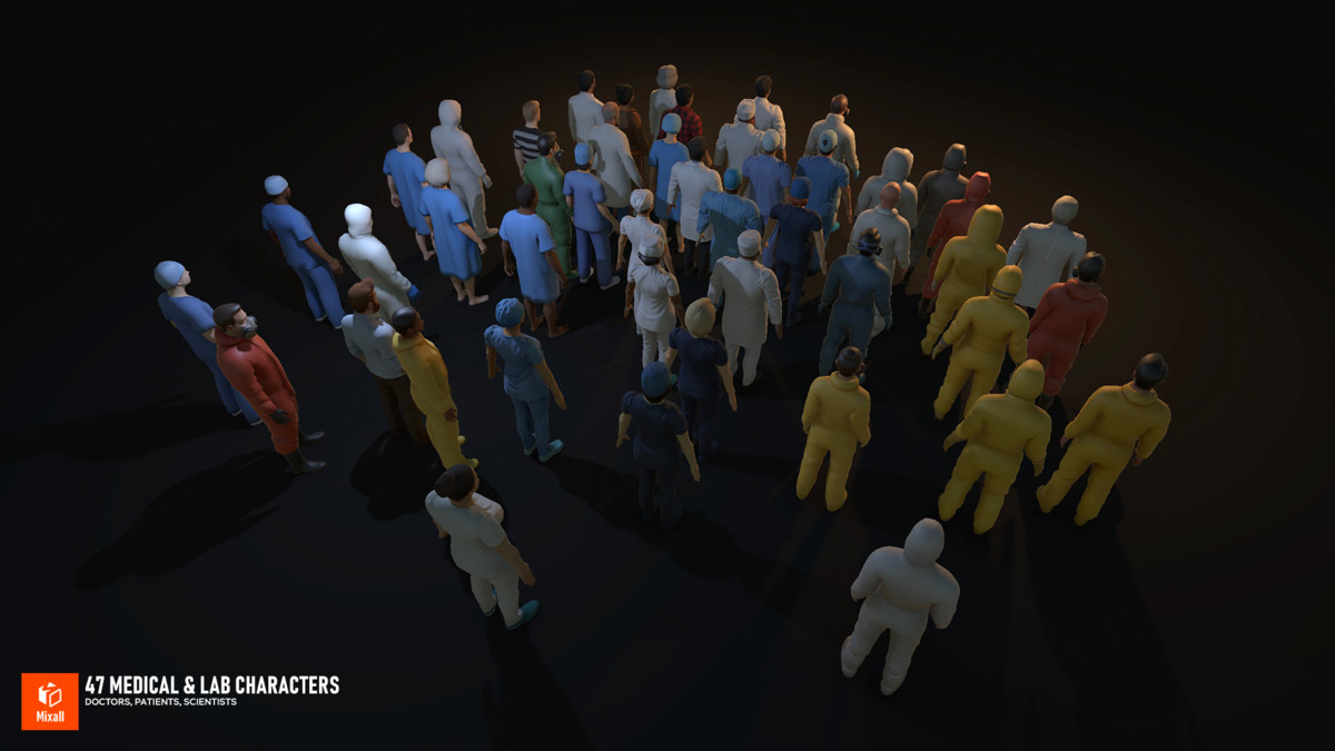 47 Medical & Lab Characters