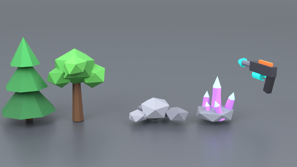 Voxel Terrain - Dig & Build Destructible Low Poly Worlds