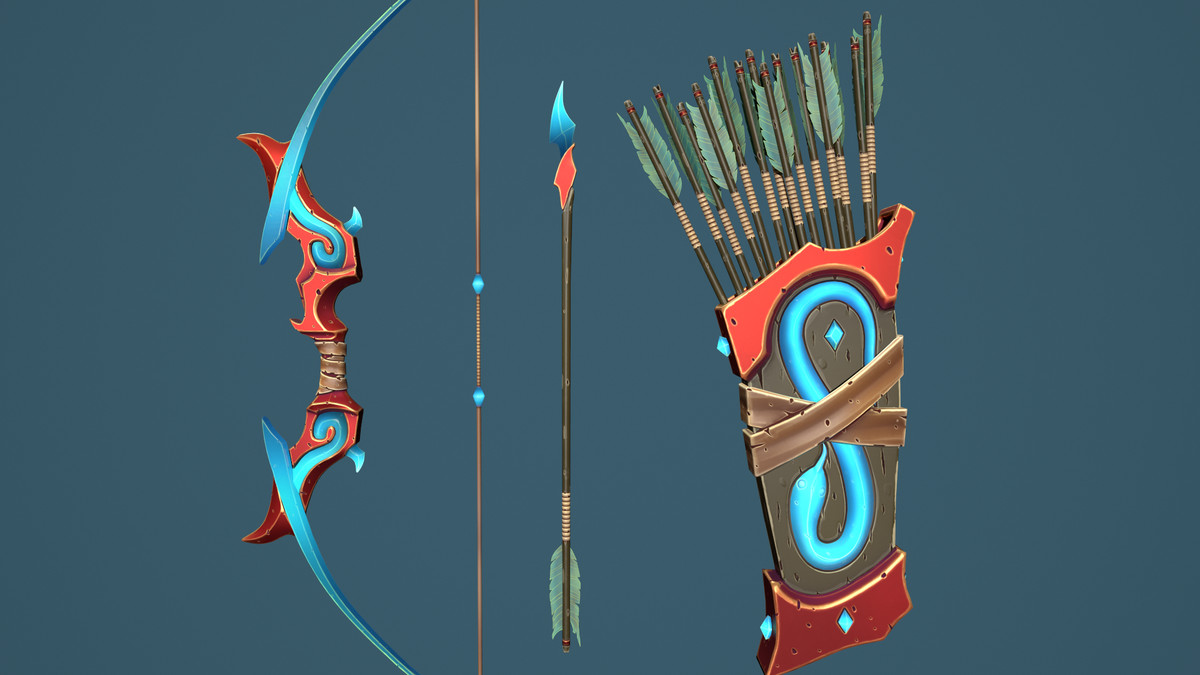 Snake Bow Quiver Arrow