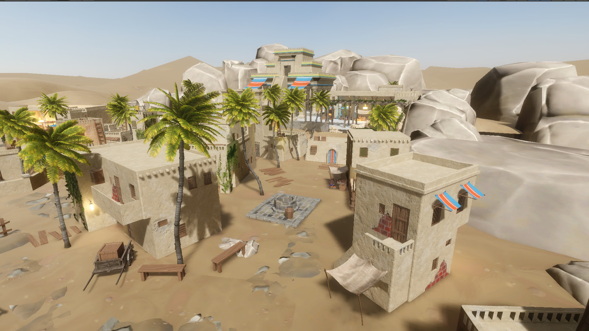 Desert Town - Stylized, Modular pack