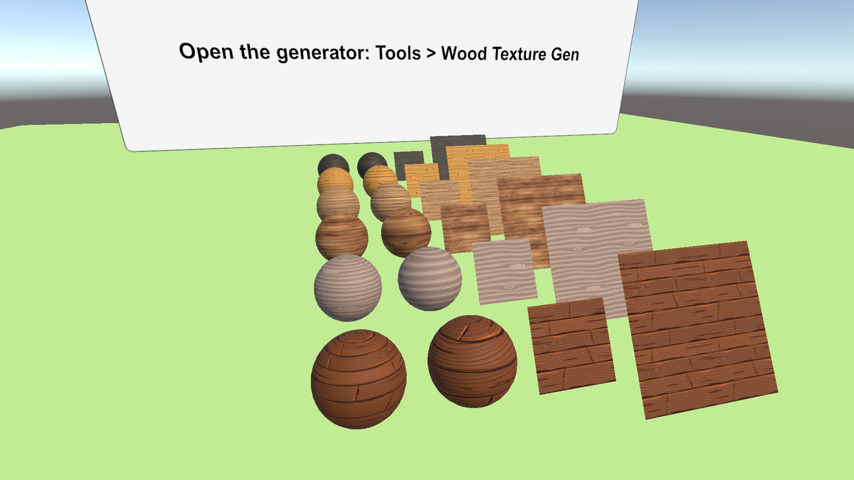 Stylized Wood & Bark Texture Generators Bundle
