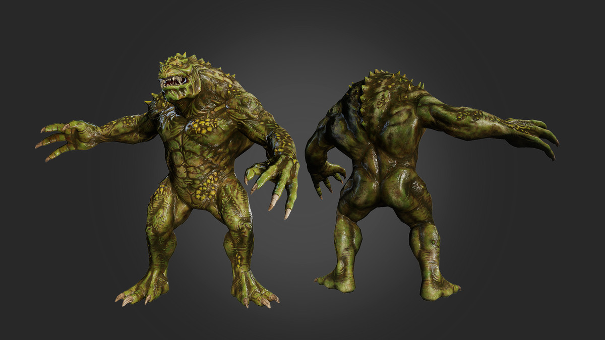 Swamp monster creature