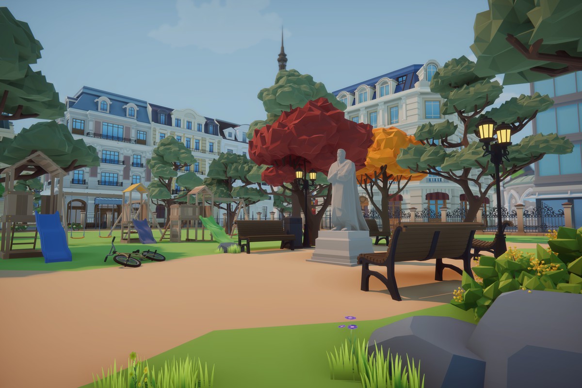 Low Poly Euro City
