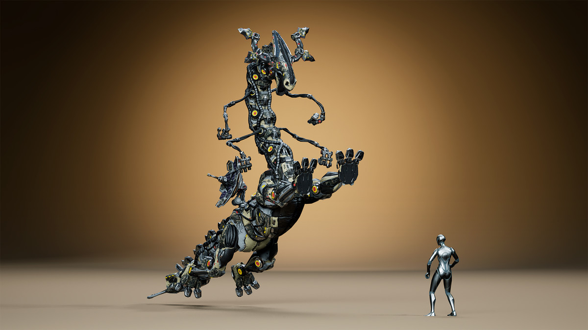Sci-Fi Dino Long-Neck