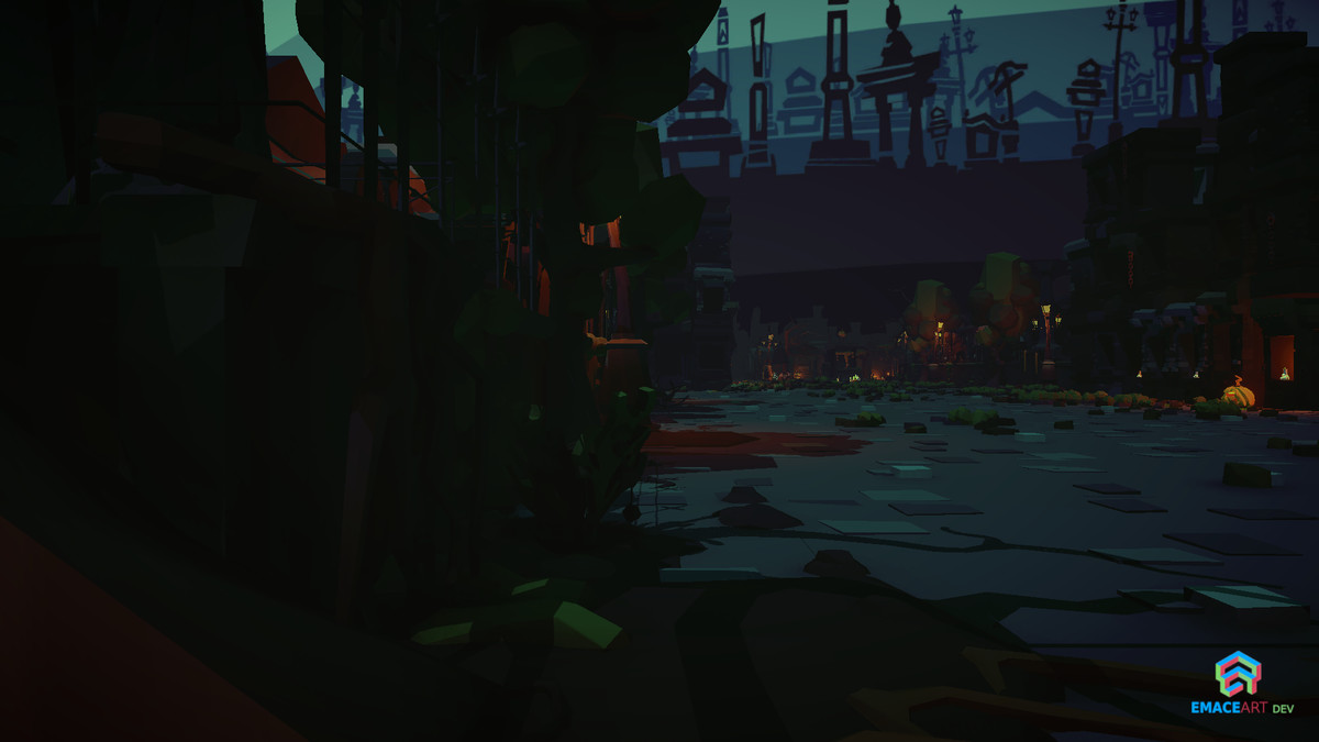 NecroPOLY - Low Poly Cemetery Kit — FREE - Dark Corners