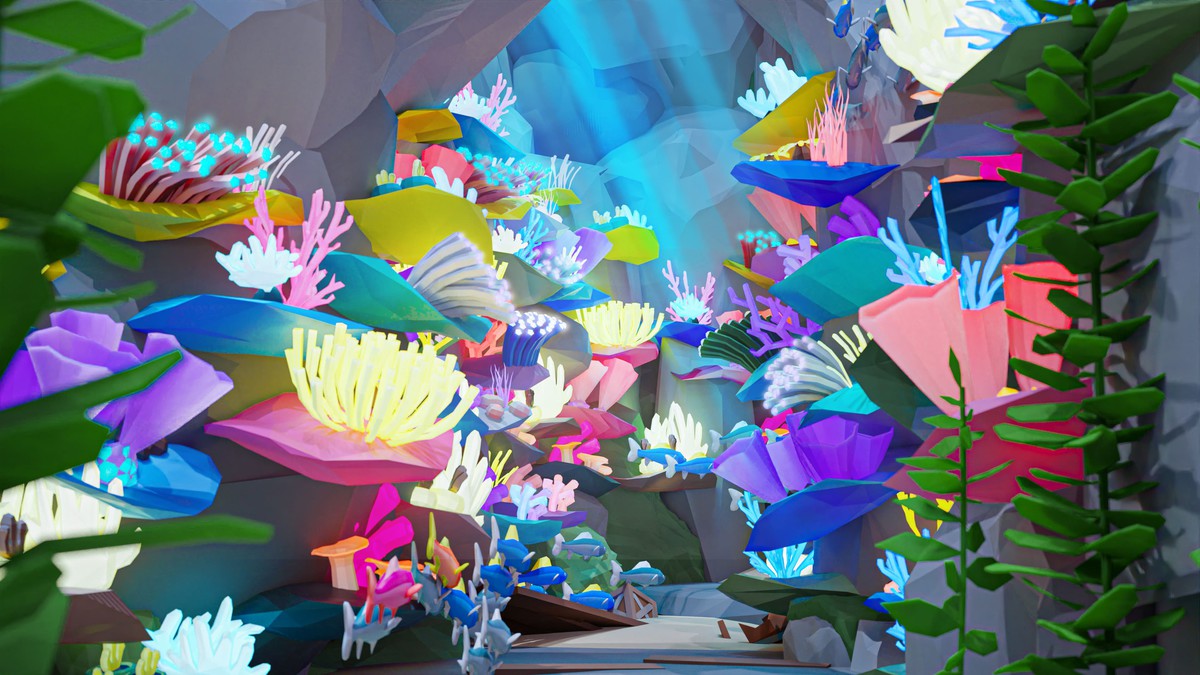 Underwater World - Low Poly 3D Models Pack