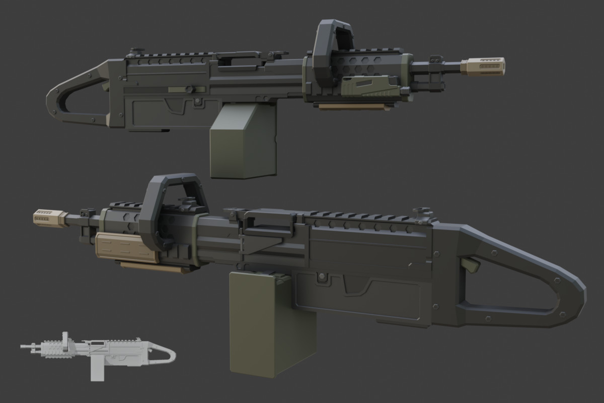 Low Poly Weapon Bundle Pack 3