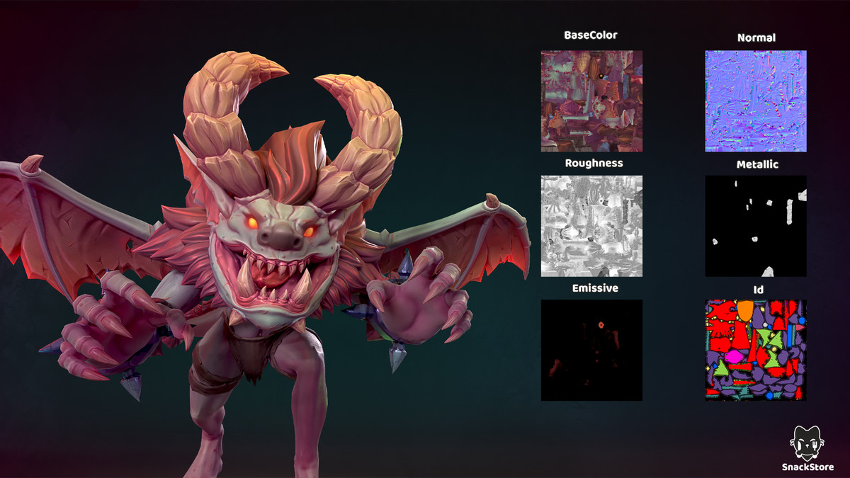 Stylized Fantasy Character (Morvane Duskwing)