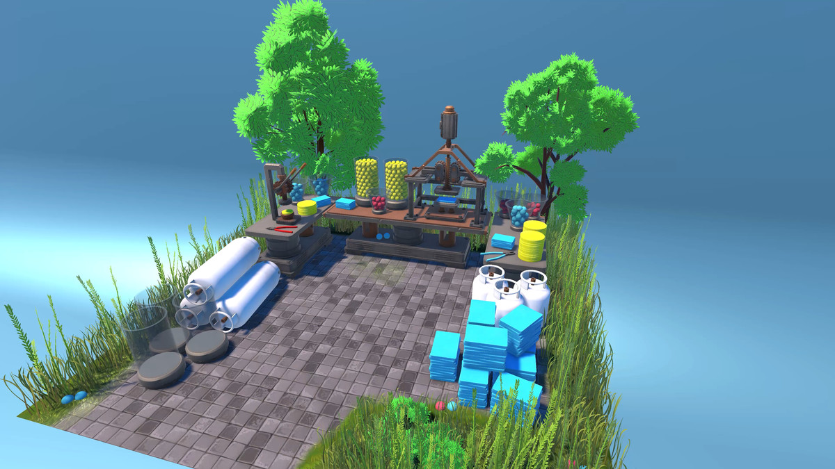 Ultimate Crafting Stations Expansion Kit#1 - Stylized - LowPoly - 100% Modular