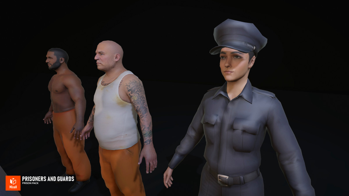 Prisoners and guards - Prison pack