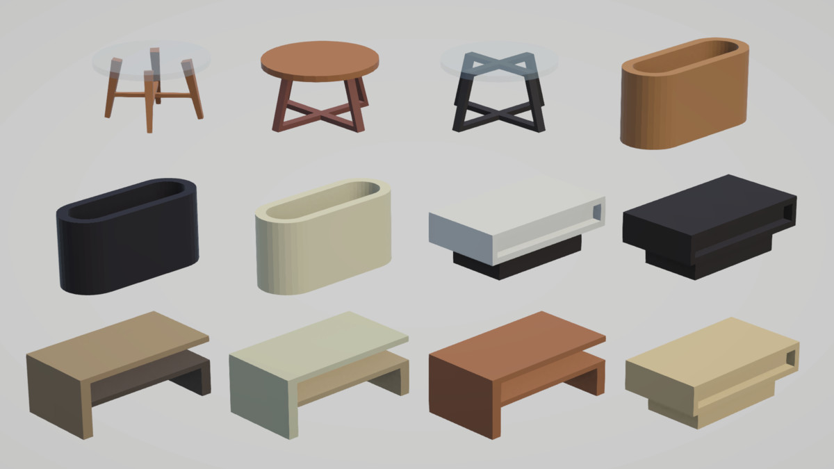 Low Poly Interior Houses – Modular Home Assets Pack
