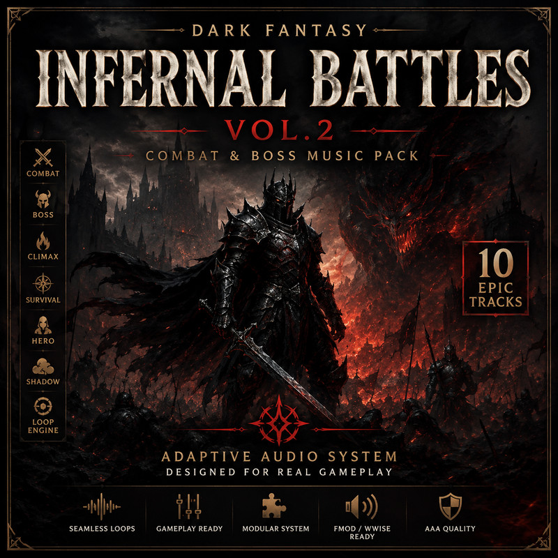 Dark Fantasy: Infernal Battles Vol.2 – Adaptive Combat Music System