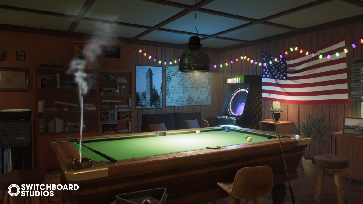 Board Game Room Interior