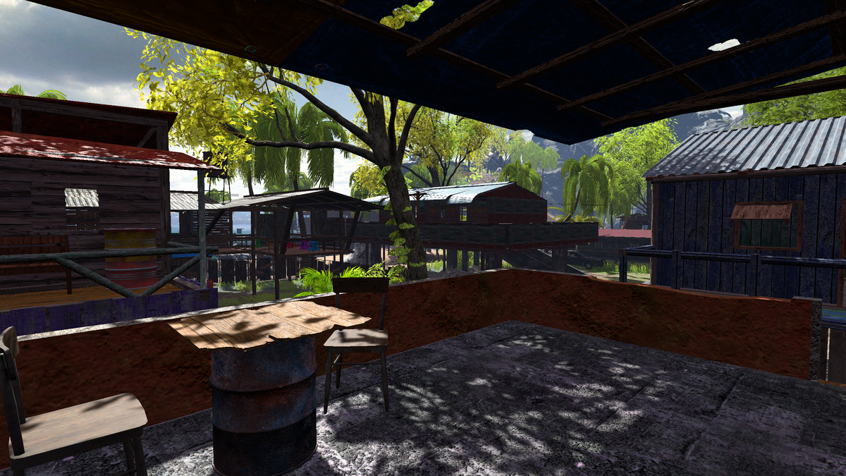 South Pacific Island - Map