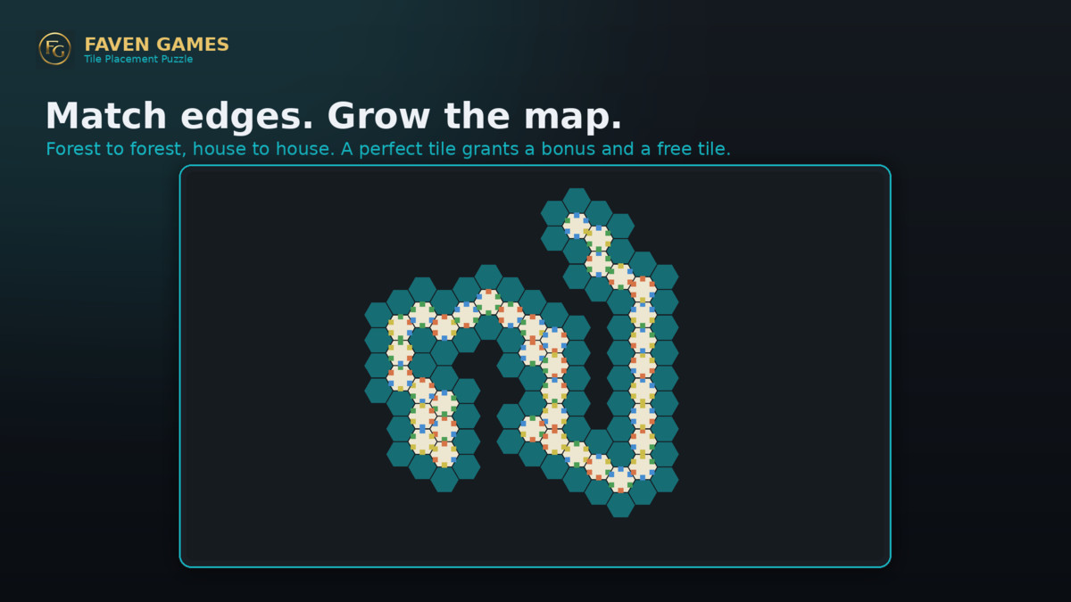 Tile Placement & Adjacency-Scoring Puzzle Framework