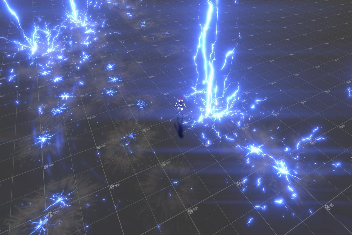 Realistic Lightning VFX - AoE, projectiles, strikes and more