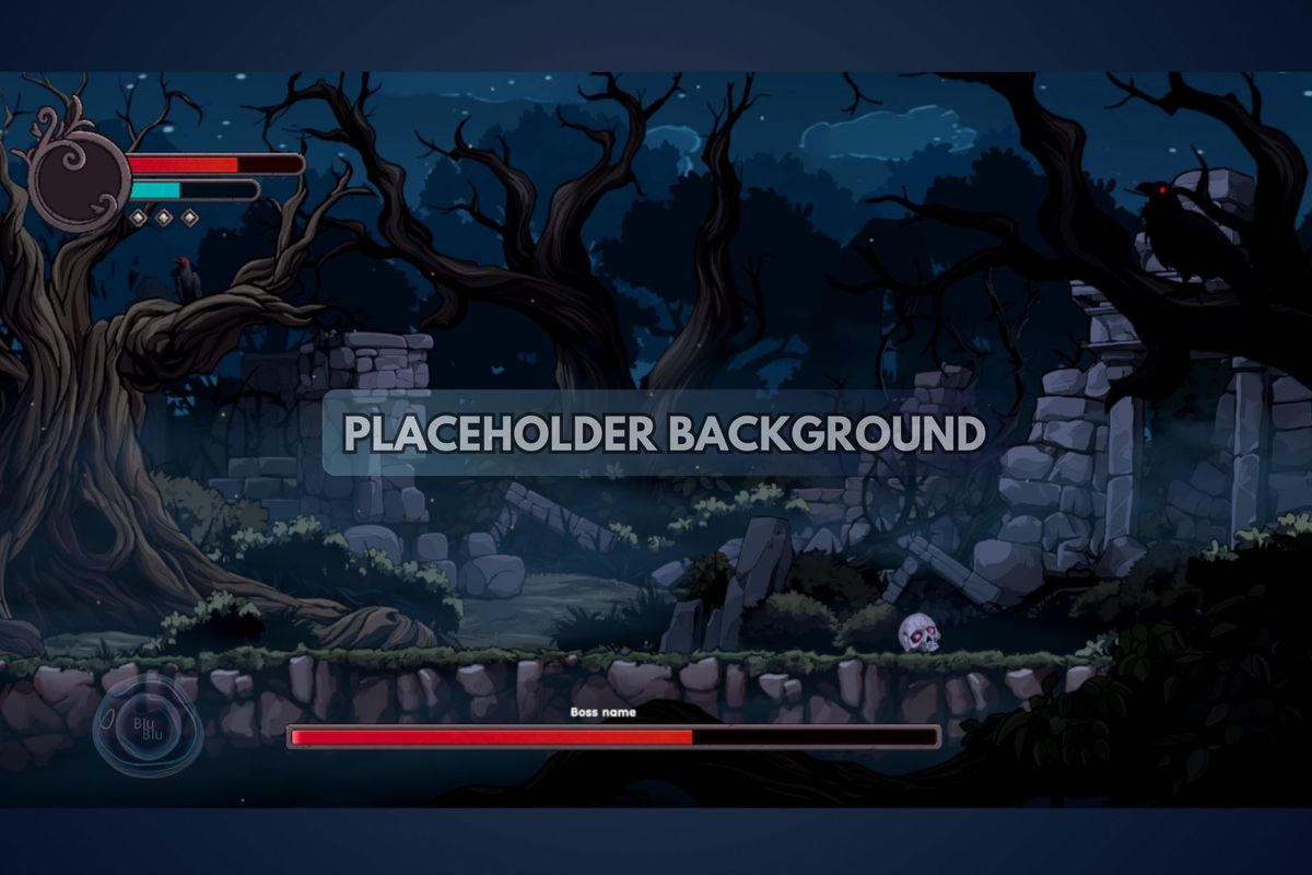 Dark Fantasy GUI + Icons Bundle + PSD GUI files + AI Icons files