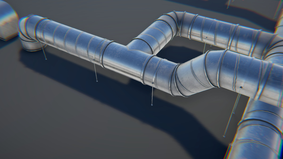 Modular Industrial Air Duct System