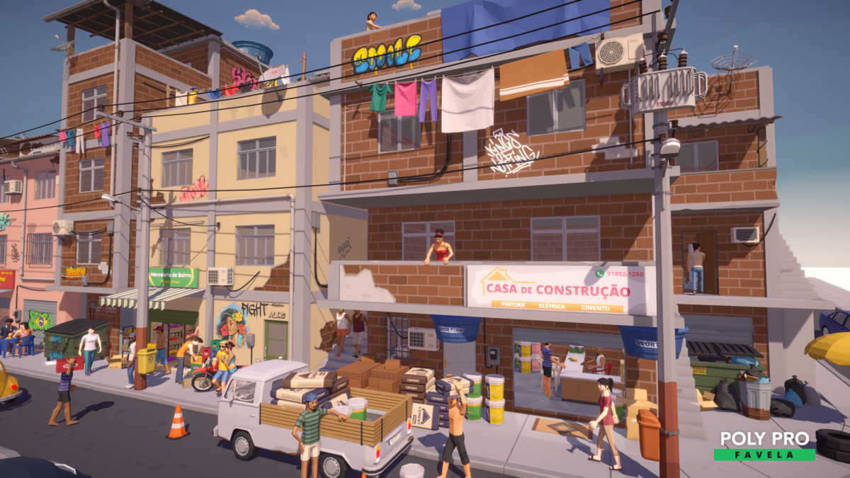 Poly Pro Favela - Low Poly Assets