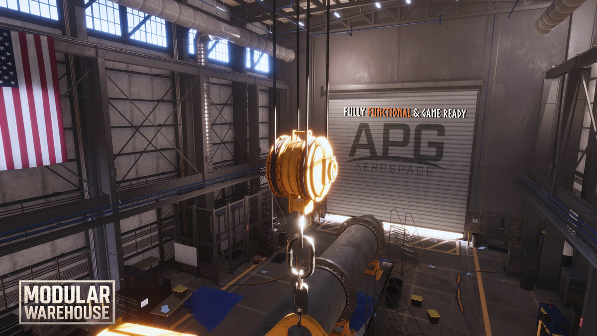 Modular Warehouse (Warehouse, Industrial Warehouse, Hangar, Factory, Warehouse)