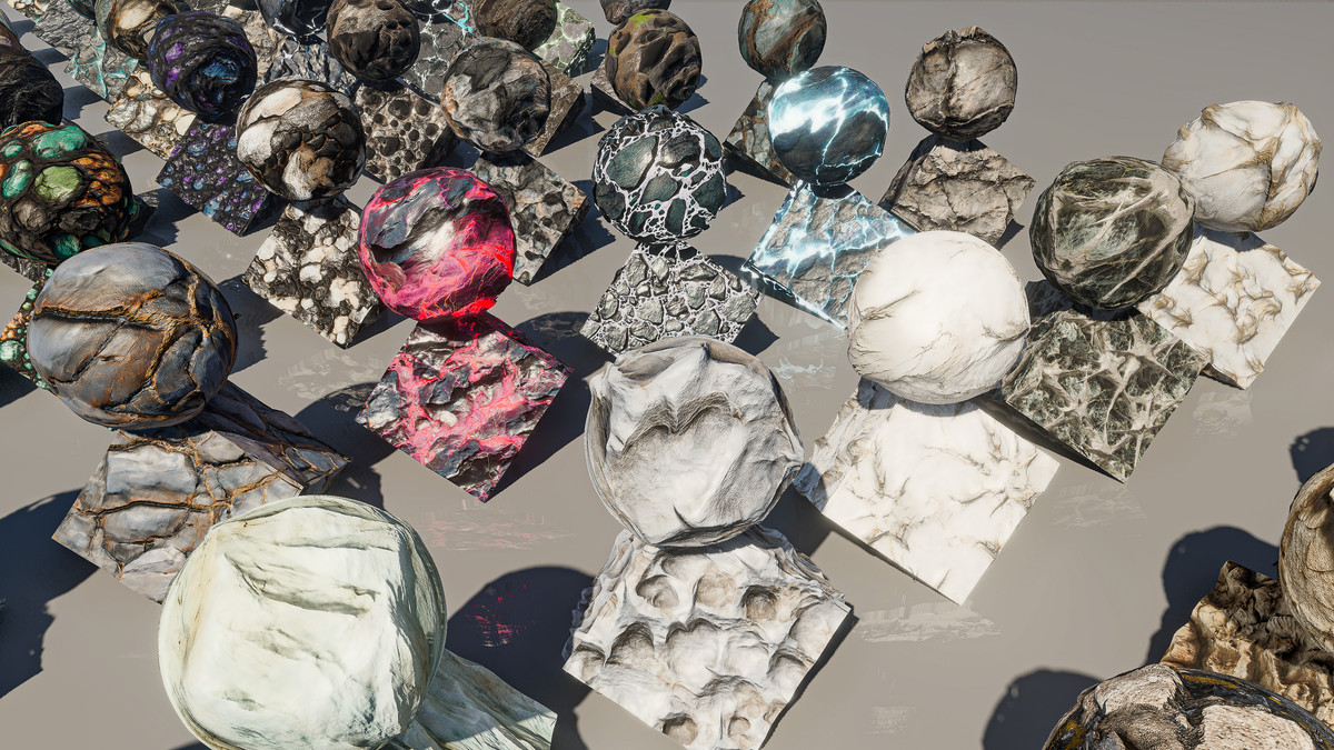 Alien Rocks Materials