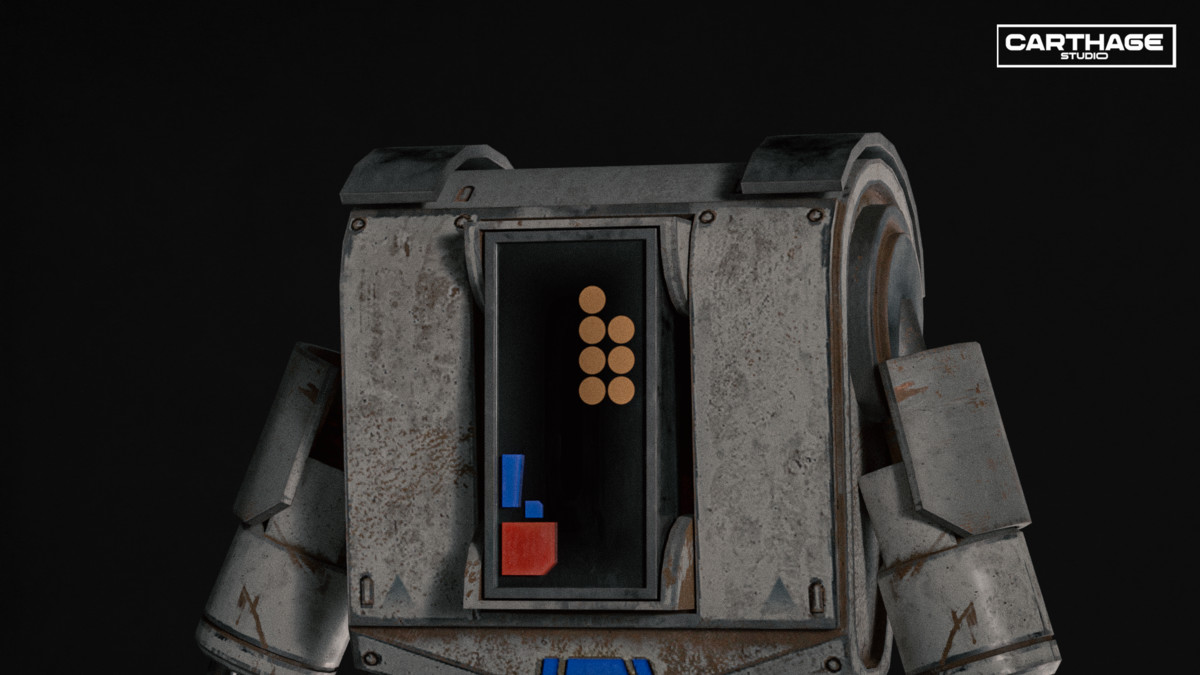 Security Robot NPC Bundle – 5 Rigged Game-Ready Characters