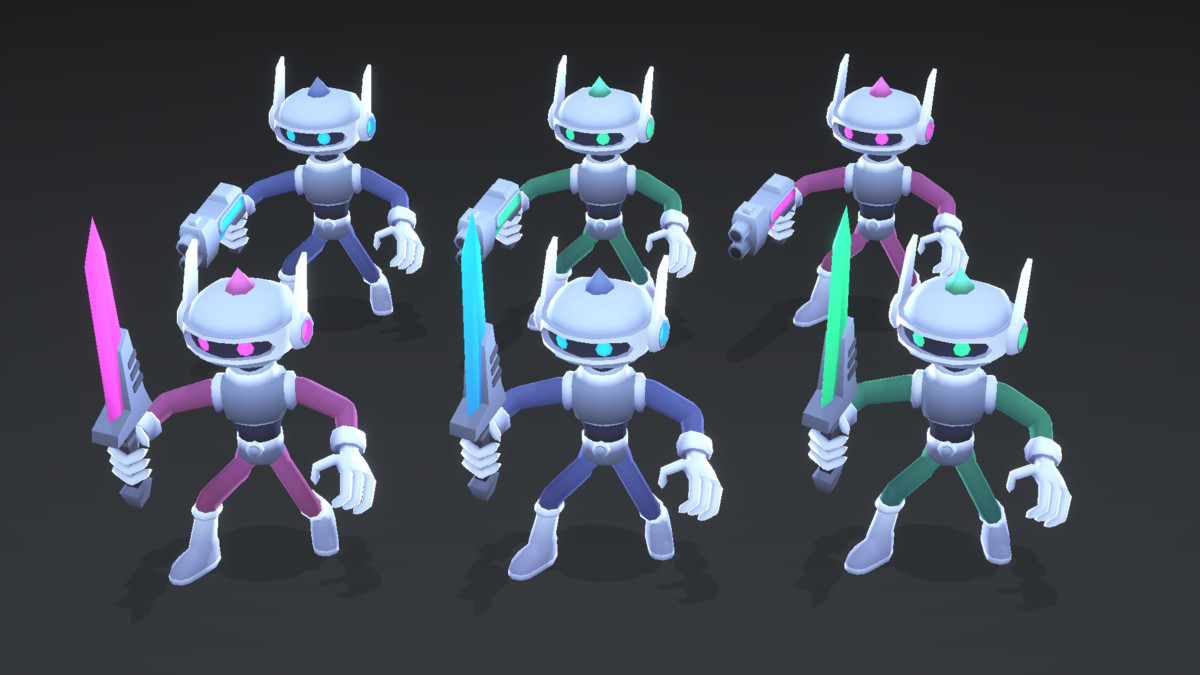 Stylized - CuteAliensPack / Asset Bundle