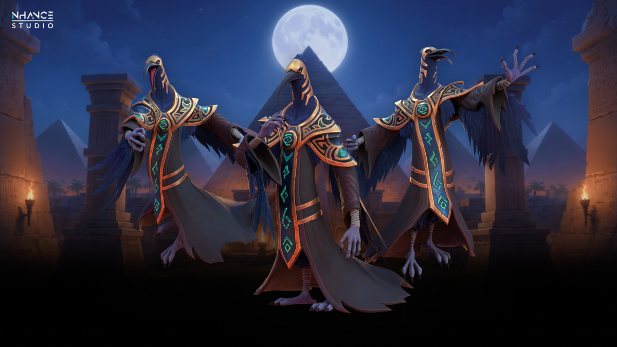 Stylized Egyptian Ibis Mage