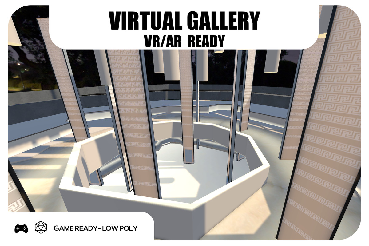 Modern Virtual Gallery – VR/AR Ready