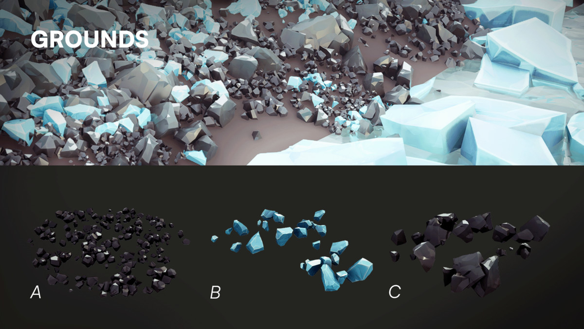 Arctic Landscape Polygonal